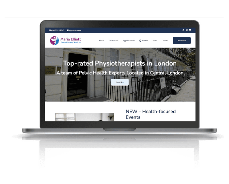 Maria Elliott Physiotherapy Services Website